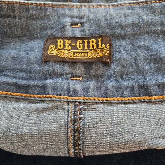(NWT) Be-Girl Blue Wash Distressed Denim A Line Skirt Size 3XL - Picture 7 of 8